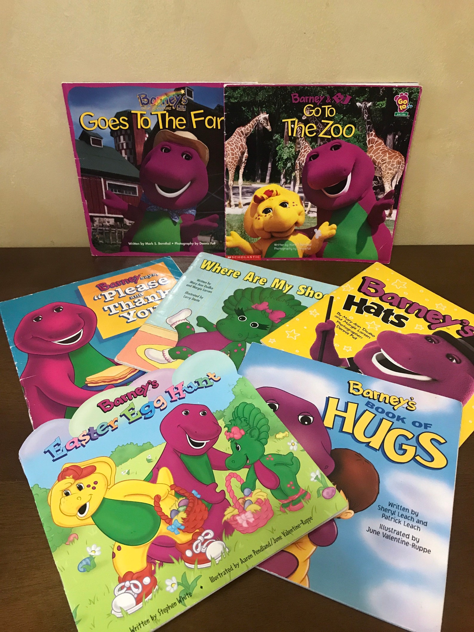 Assorted Set Barney Books 90s YOU CHOOSE 90s Barney Dinosaur Etsy