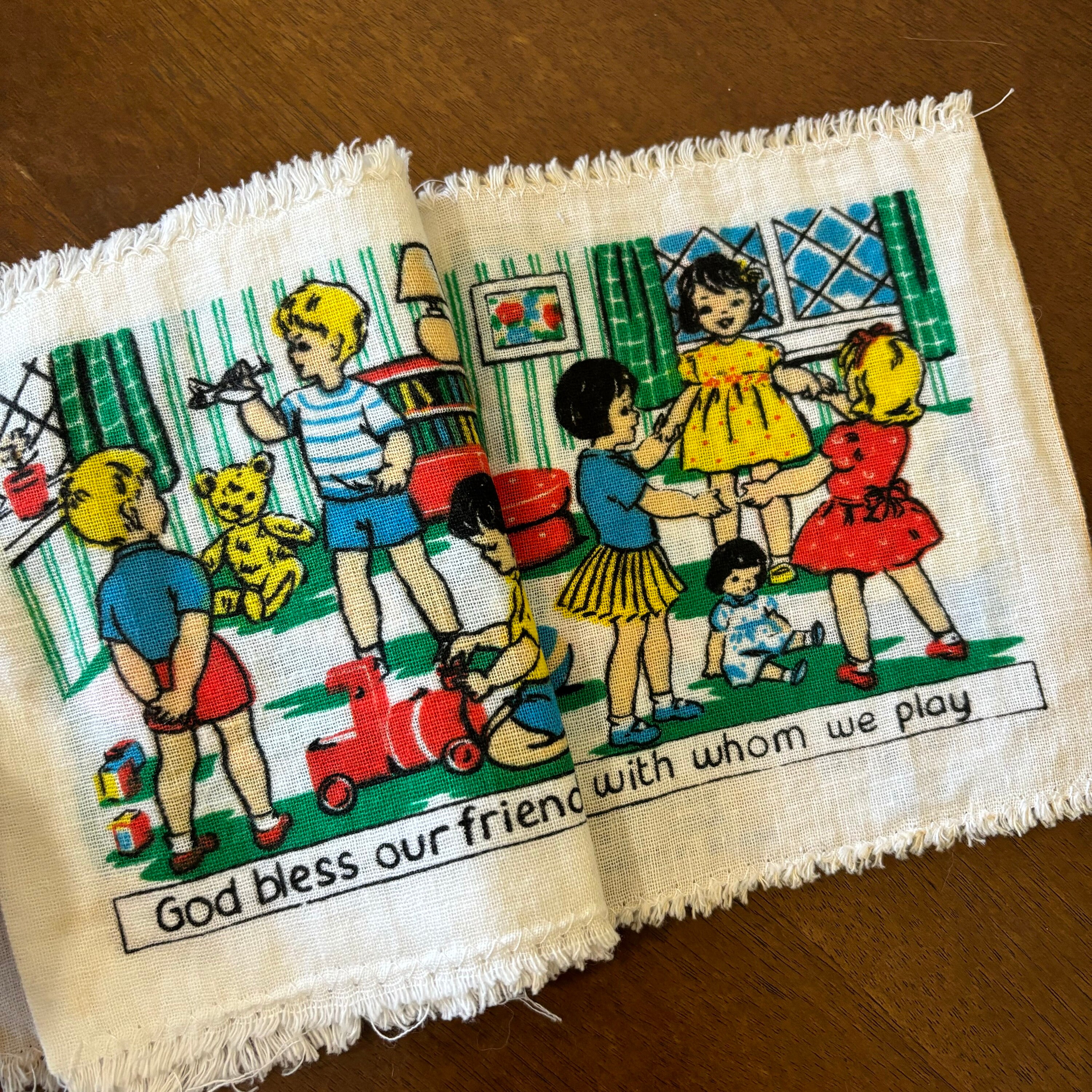 God Bless A Dean's Rag Book, Dean's Rag Books Cloth Baby Safe