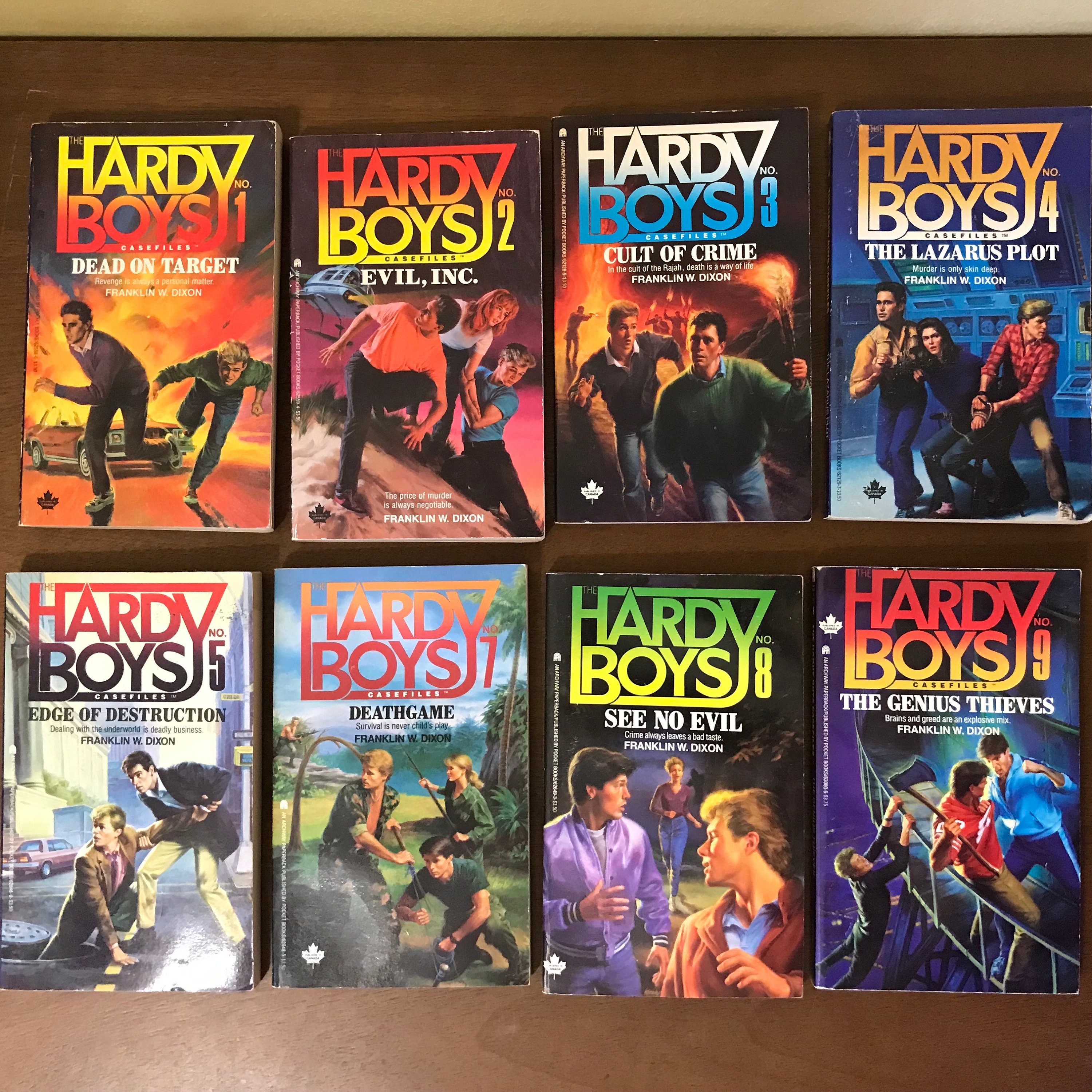 90s Hardy Boys Casefiles Paperback Chapter Books - YOU
