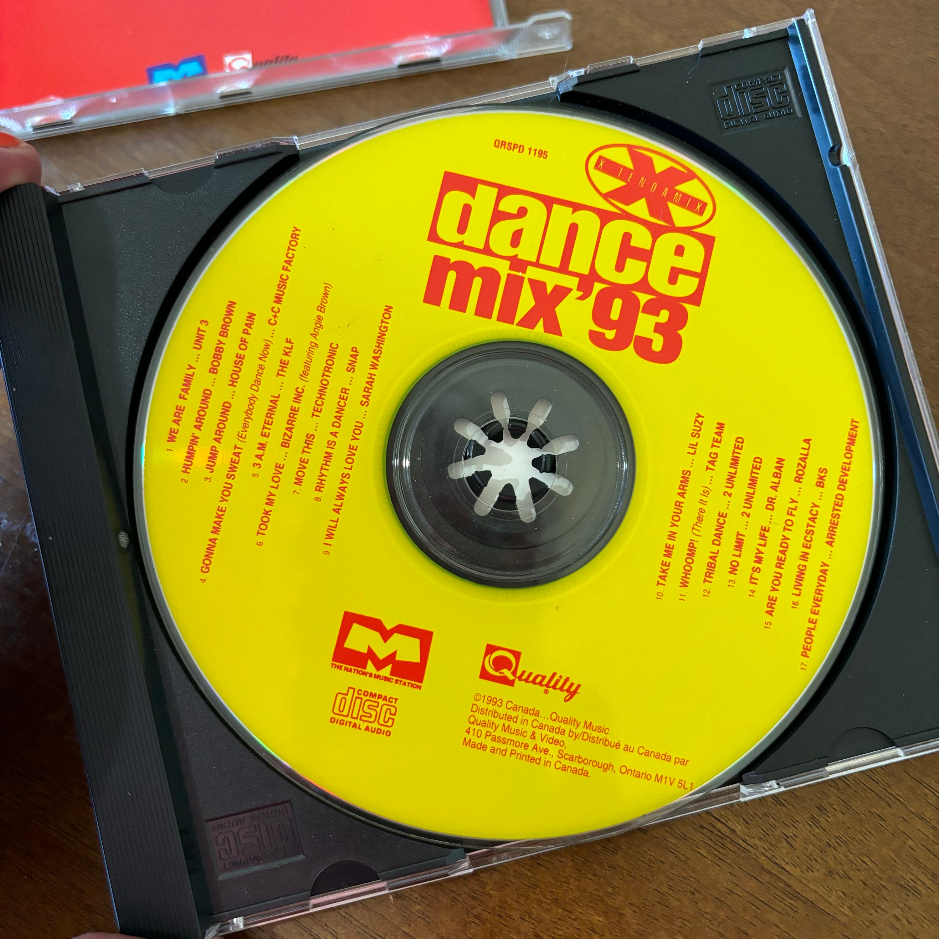 Much Music X-tendamix Dance Mix 1992 and 1993 CD Bundle