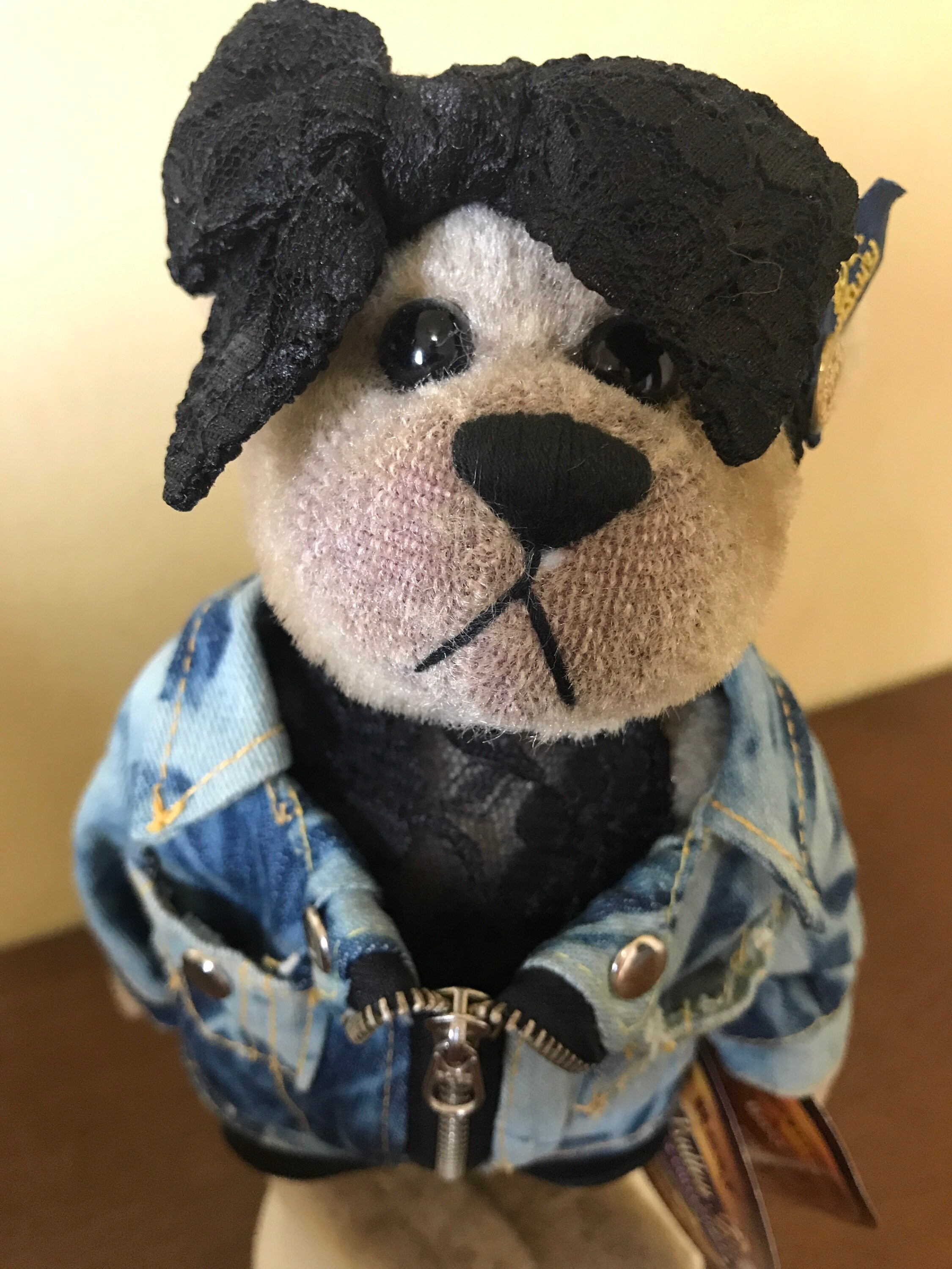 Roxy 1980s Bear With Denim Coat | 1999 Pickford Brass Button Bears