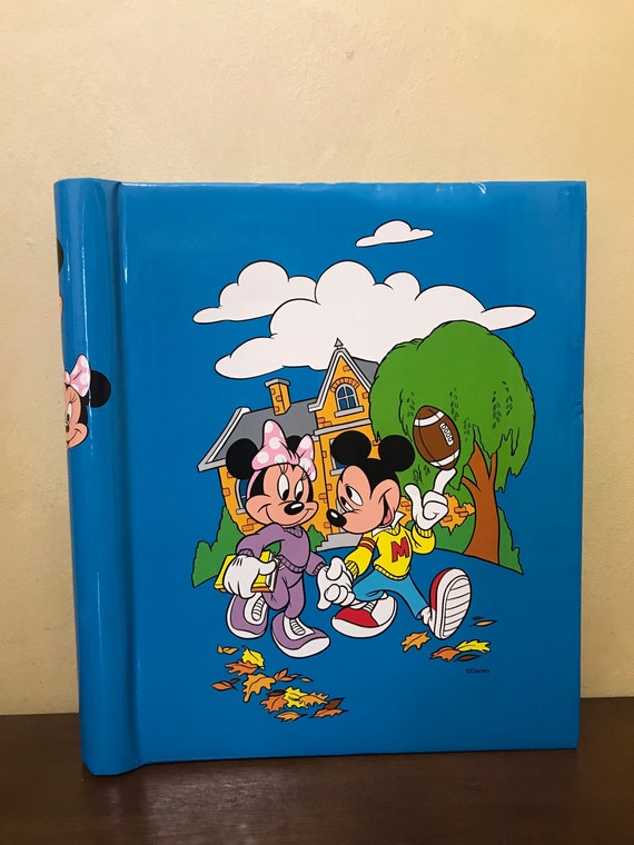 Vintage Walt Disney Mickey and Minnie Self Adhesive Photo Album 40