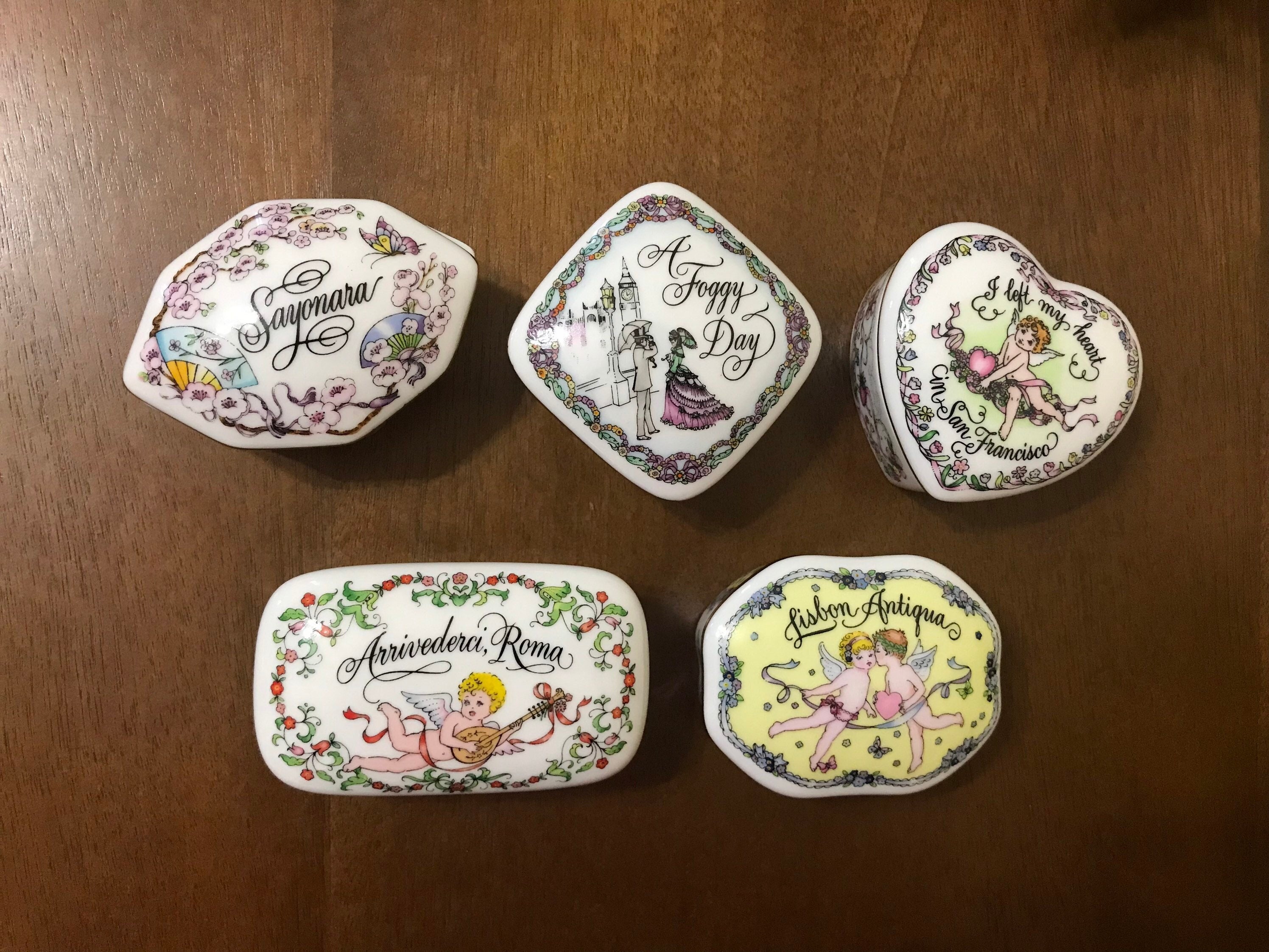 1984 Franklin Porcelain the World's Most Romantic Love Song Music
