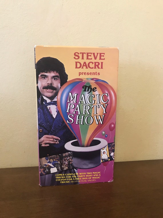 Steve Dacri Presents the Magic Party Show VHS American Video 1987