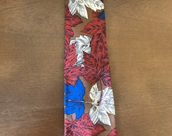 Vintage Chaps Ralph Lauren Fall Leaves Tie