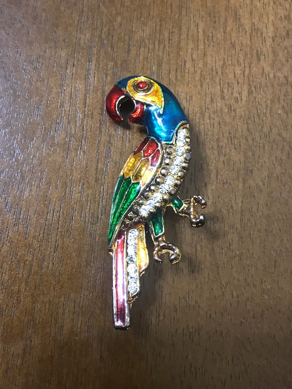 Parrot brooch hotsell