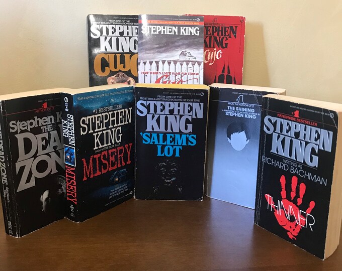 2 COLLECTIBLE STEPHEN KING Cujo, by Stephen King, 1982 Paperback