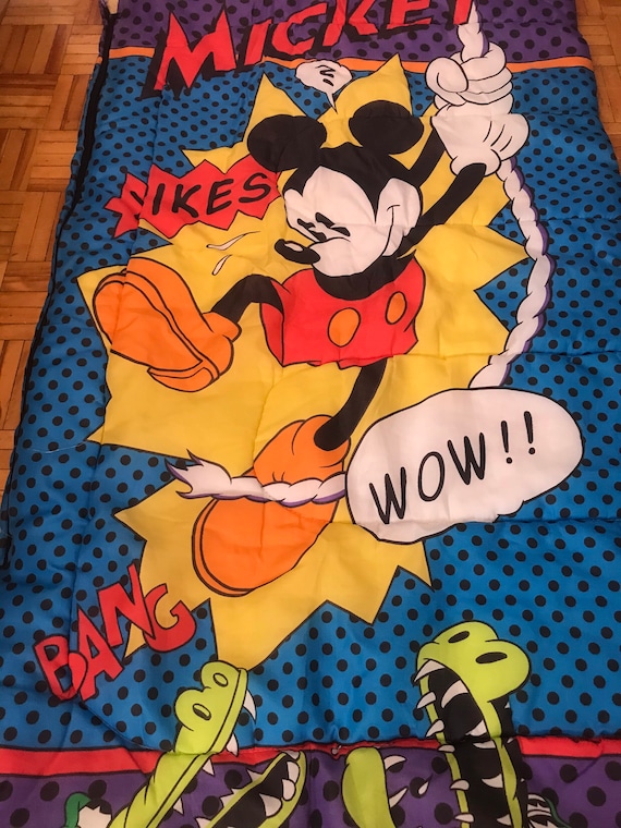 Vintage the Perils of Mickey Sleeping Bag Vintage Childrens Mickey Mouse Sleeping Bag Childrens Disney Sleeping Bag Vtg Etsy Canada