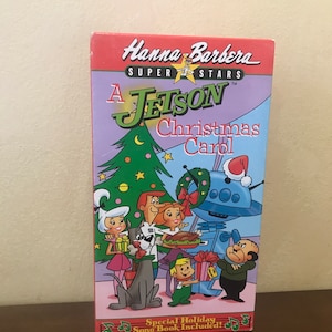A Jetson Christmas Carol VHS - Vidéo amateur de Hanna Barbera, Noël de l'enfance, dessins animés VHS des années 80