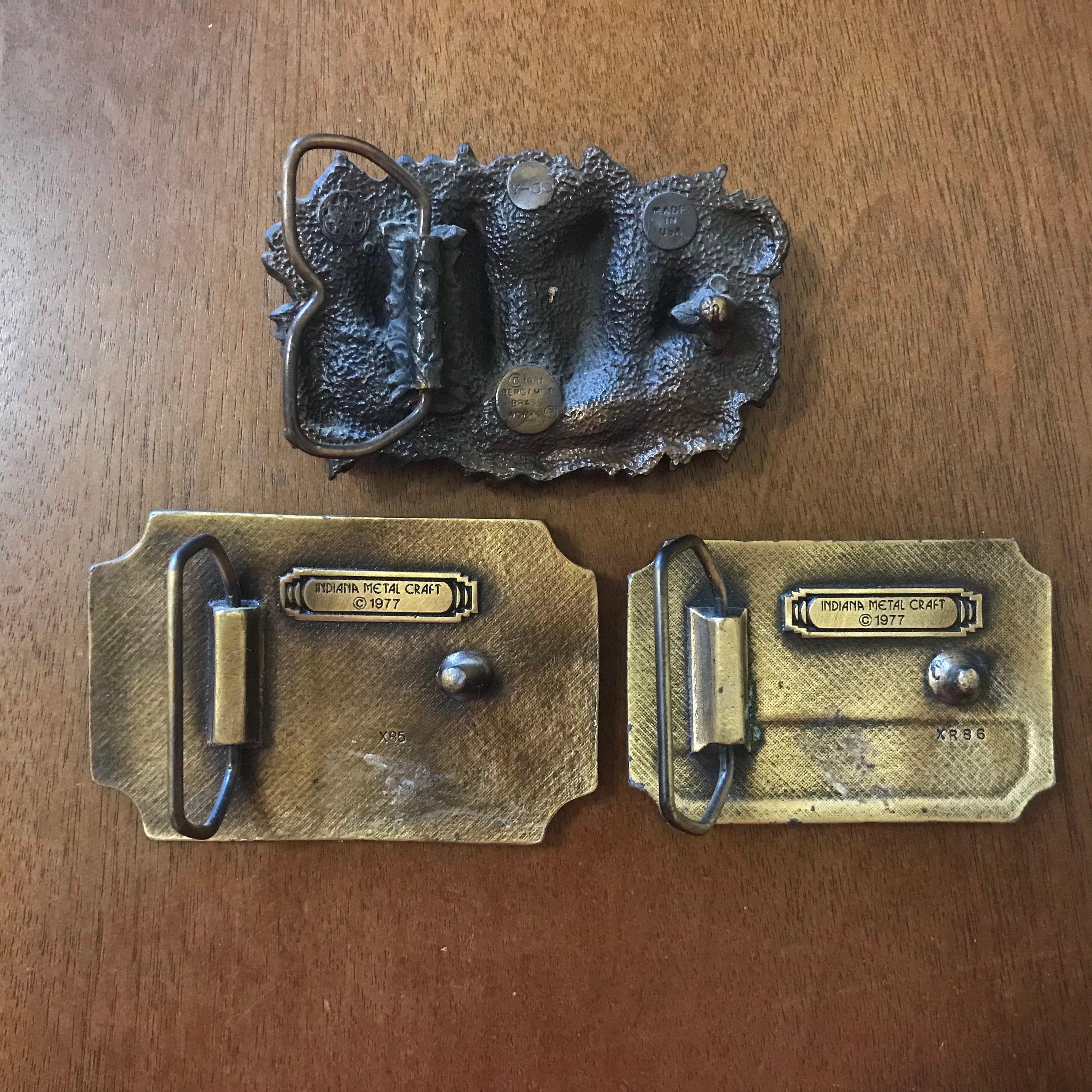 Give Up My Gun Pewter Buckle Give Up My Gun Skeleton Belt Buckle