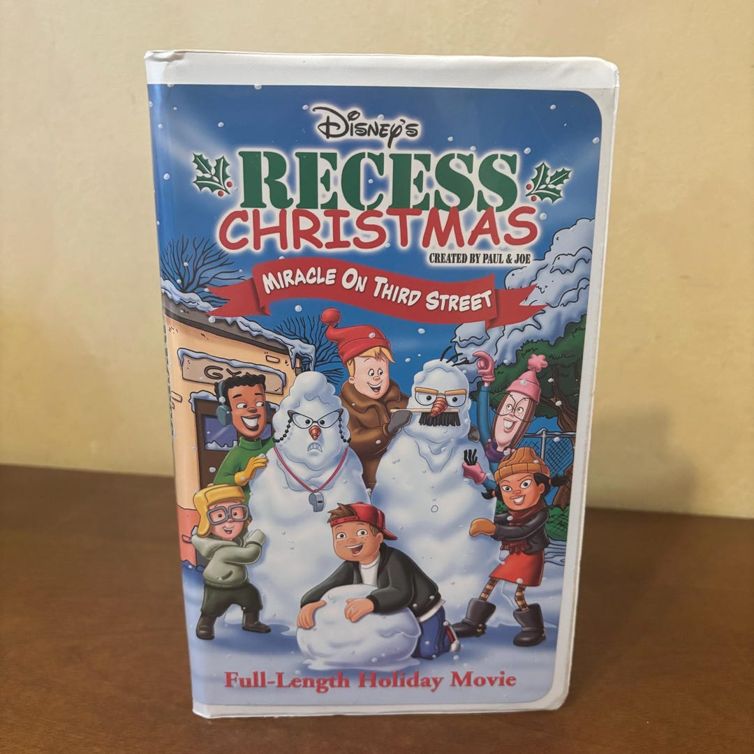 Disney's Recess Christmas Miracle on Third Street VHS, Nostalgic