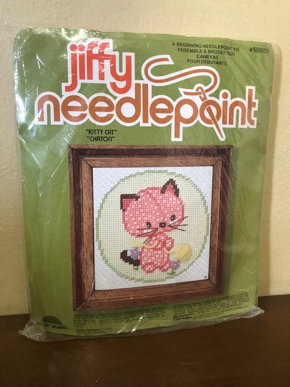 Jiffy Needlepoint Kits Various Styles CHOOSE FROM: Summer Window