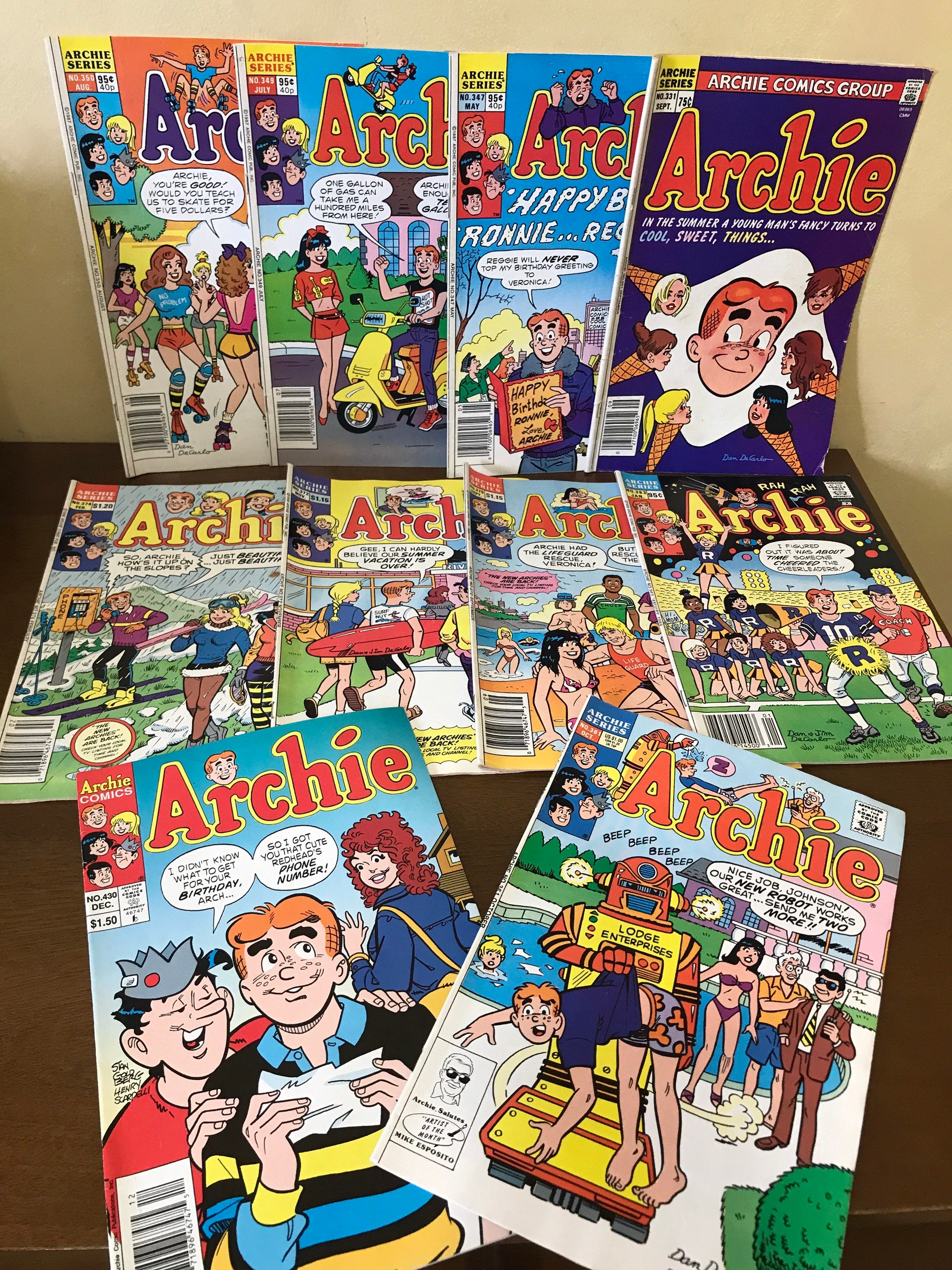 Archie Paperback Comics VARIOUS Titles Original Archie Large Comic ...