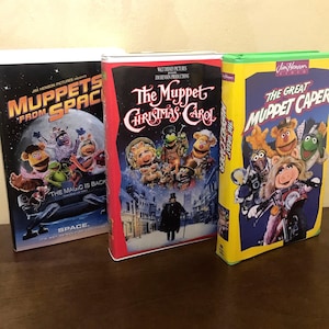 Muppets Movies on VHS - Choose One! Great Muppet Caper, Muppets from Space, The Muppet Christmas Carol (1993/1999)