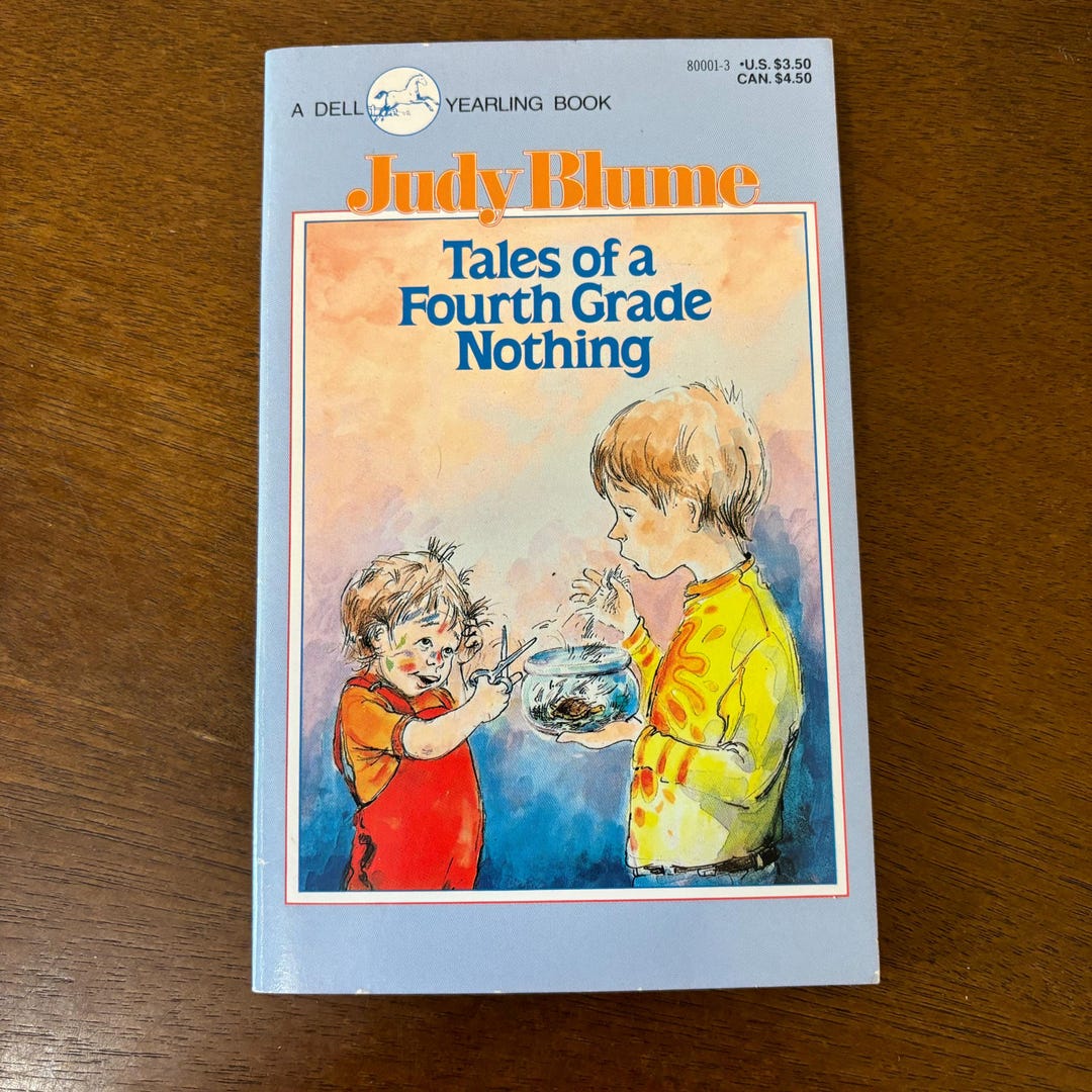 Tales of a Fourth Grade Nothing Judy Blume 1979 Book Club Pocket Size ...