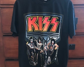 ヴィンテージ KISS シャツ Alive コンサートツアー 90年代 バンドT