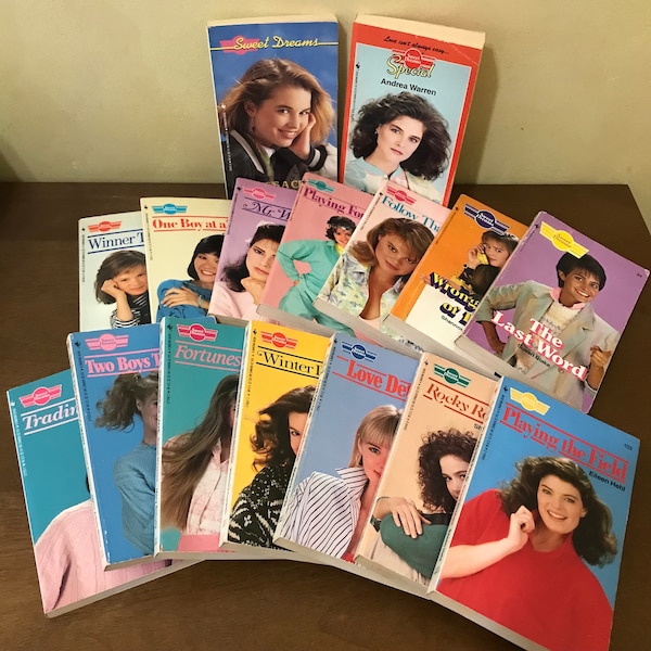 Vintage Sweet Dreams Young Adult Romance Book Series, Teen Romance 80s Novels, Young Love Readers