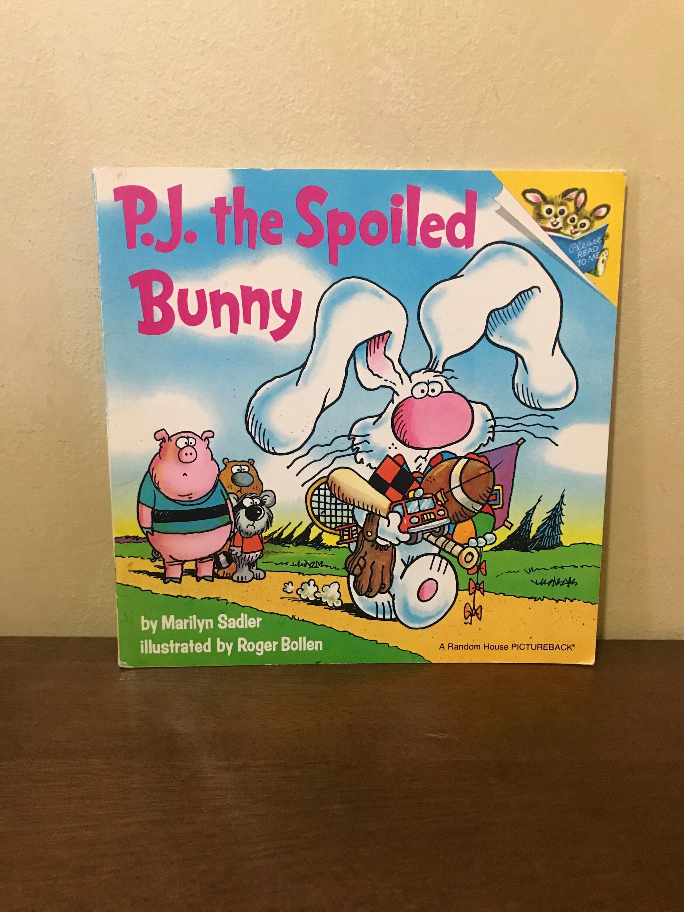英語版　マリリン・サドラー　PJ. the Spoiled Bunny P.J. the Spoiled Bunny // Vintage 1986 P.J. Funnybunny