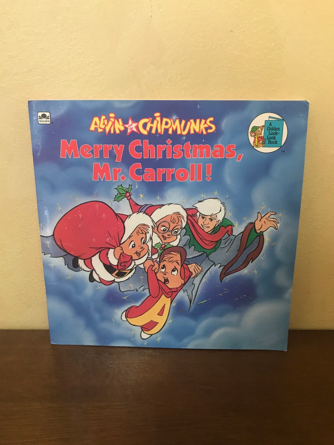 Dessins Animés Alvin Et Les Chipmunks Alvin et les Chipmunks Joyeux Noël M. Carroll 1990 Couverture - Etsy Canada