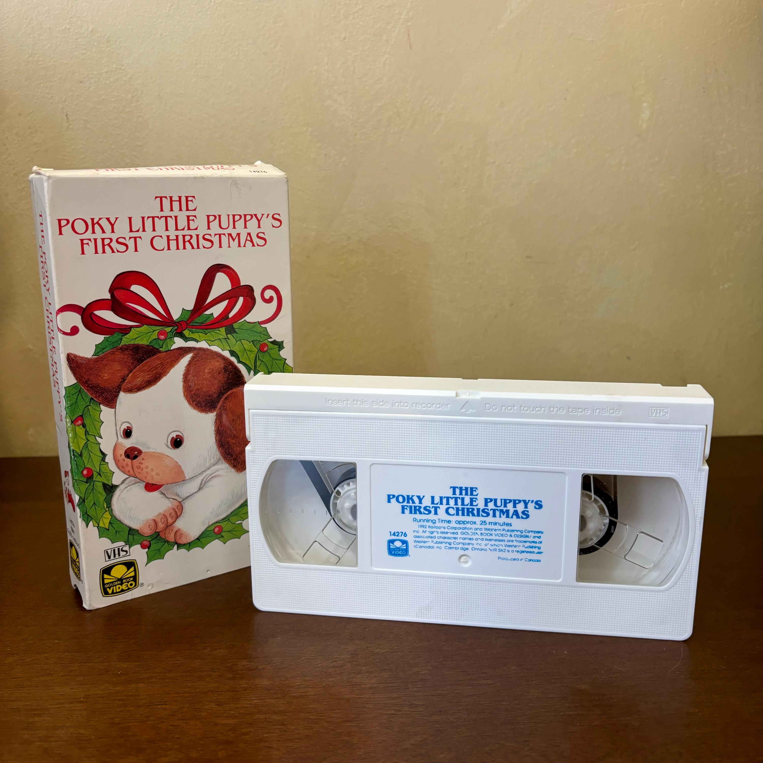The Poky Little Puppy's First Christmas 1992 VHS Golden Book Video