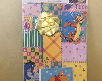 Winnie the Pooh Wrapping Paper | Winnie the Pooh Reversible Gift Wrap | Winnie the Pooh Birthday