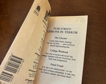 Fear Street Collector's Edition #8 Lessons in Terror RL Stine 1998