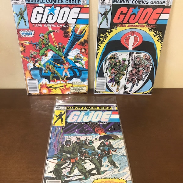 GI Joe Real American Hero Comics READ DESCRIPTION - You Choose Title | Gi Joe Blockbuster First - Gi Joe Panic at North Pole - Gi Joe #6 Dec