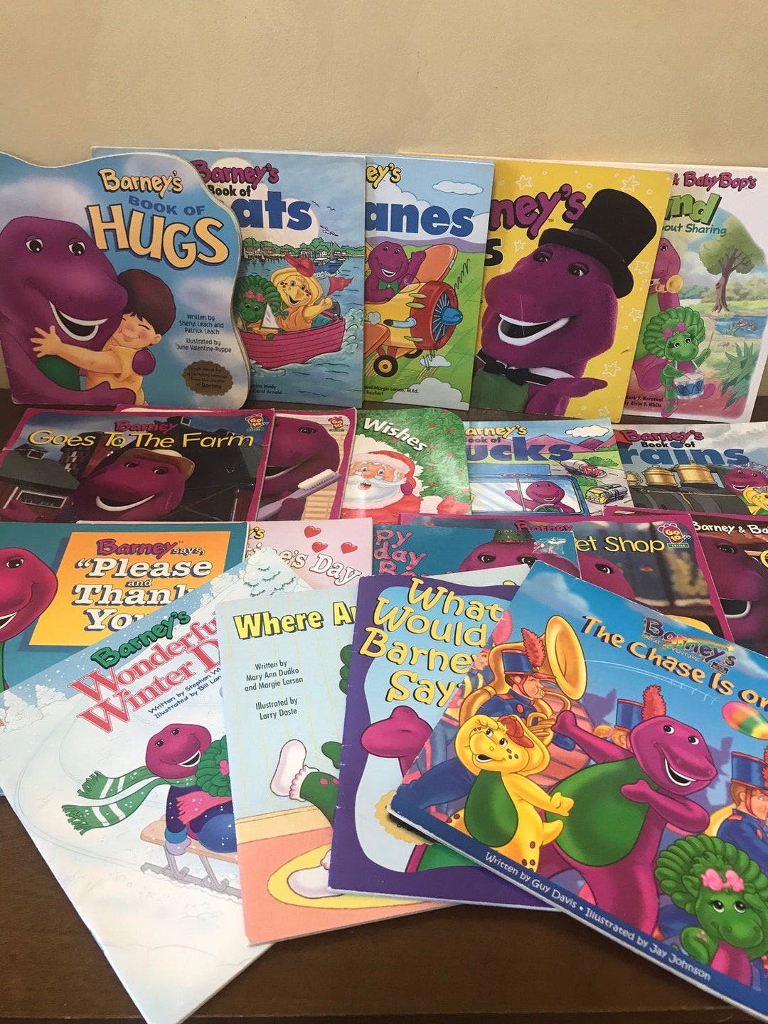 Barney Books From 90s Assorted Titles YOU CHOOSE 90s Barney Dinosaur