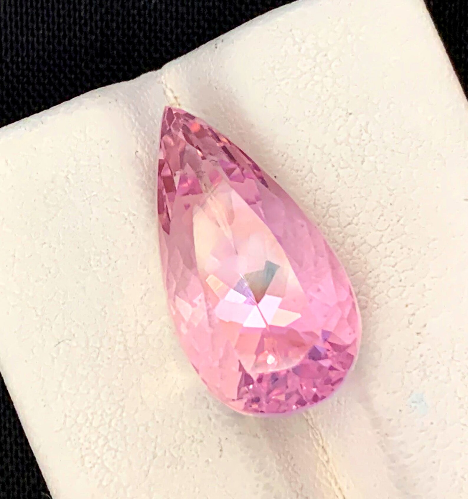 14.5 Carat Natural Pink Kunzite Gemstone Perfect Pear Cut Etsy
