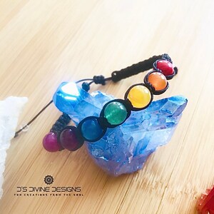 Rainbow Agate Chakra Bracelet