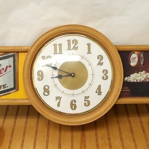 Miller High Life Beer and Popcorn Wall Clock