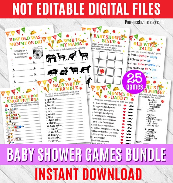Mexican Baby Shower Games 20 Best Ever Baby Shower Games Play Party
