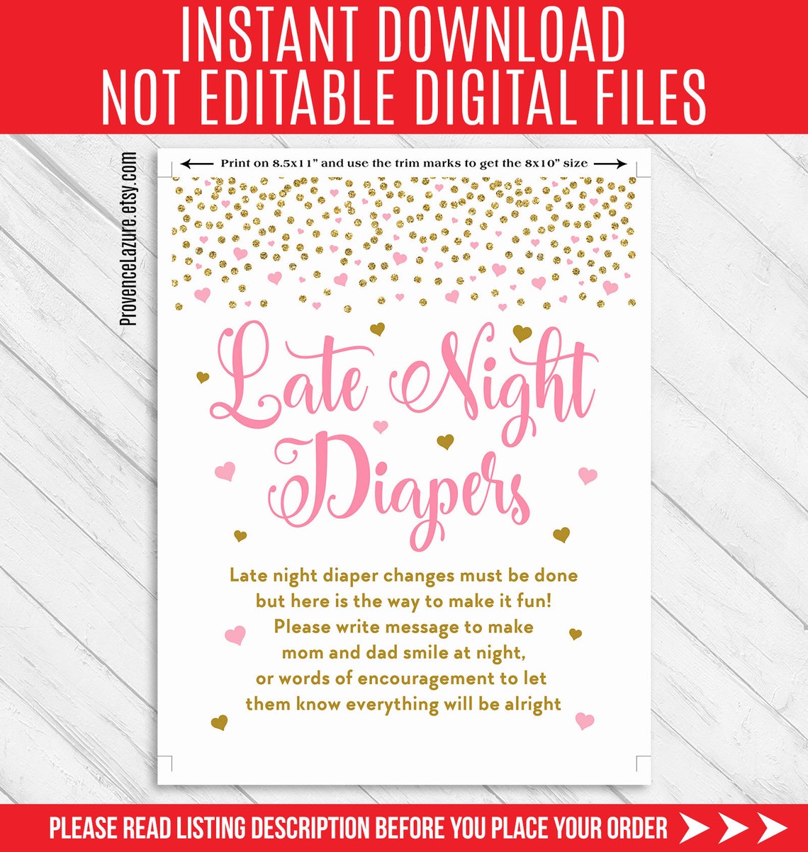 late night diaper game