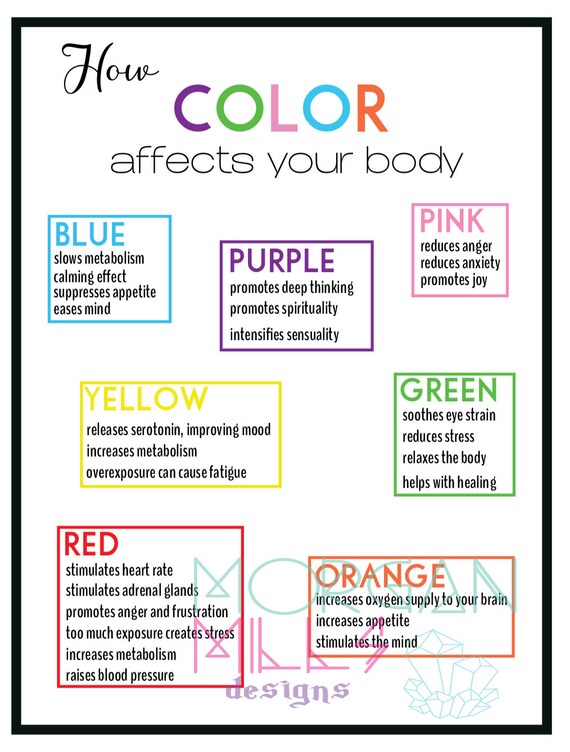Color Therapy Printable - Etsy