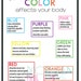 Color Therapy Printable - Etsy UK
