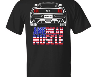 S550 Coyote 5.0 Back Print Tee, American Muscle Car Shirt, Gearhead Style, For Car Guys, Birthday Gift