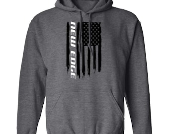 New Edge American Flag Pullover Hoodie