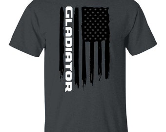 Gladiator American Flag T-Shirt