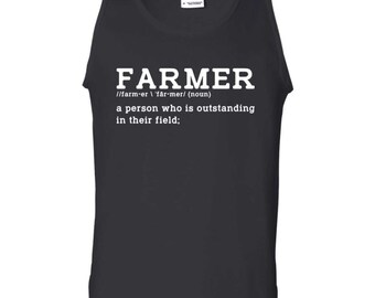 Farmer Definition Tank Top, Funny Farm Humor, Homestead Style, For Dad, Fathers Day