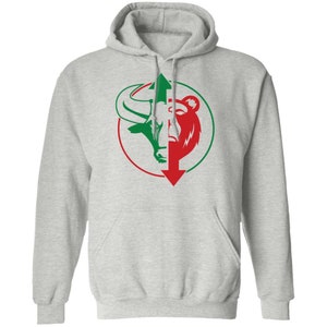 Bullish Bearish Technical Analysis Trading Pullover Hoodie