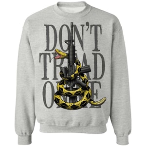 Don&#39;t Tread on Me Gadsden Flag Crewneck Sweatshirt
