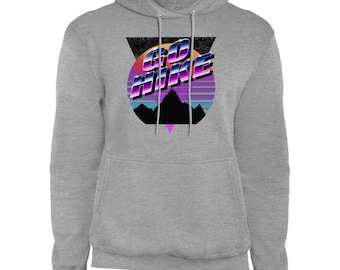 Go Hike Outdoor Nature Pullover Hoodie, Mountain Trail Adventure Wear, Unisex Fleece, For Hiking Enthusiasts, Outdoor Gift