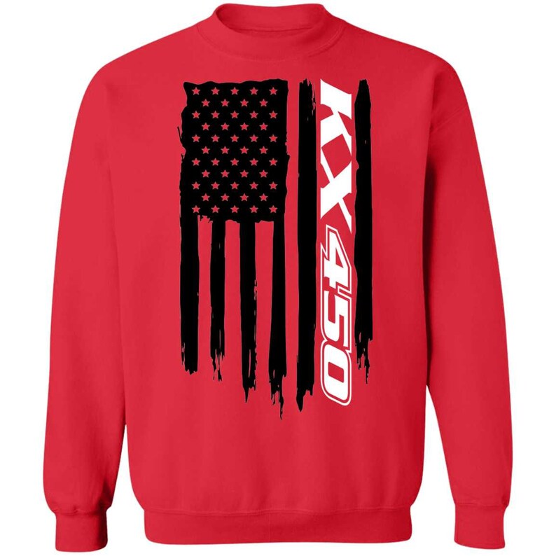 KX 450 American Flag Crewneck Sweatshirt