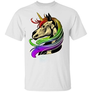 Rainbow Skeleton Unicorn T-Shirt