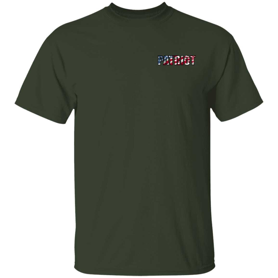 thumbnail image 2 of Liquid Blue Vintage Eagle Double-Sided T-Shirt – American Flag Theme, 100% Cotton, S-3XL (Unisex) 2 of 5
