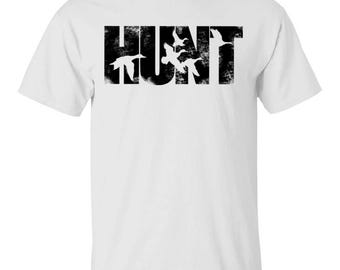 Hunt Hunter Graphic Tee, Waterfowl Hunting Style, Bird Hunter Wear, For Dad, Fathers Day