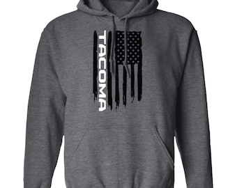 Tacoma American Flag Pullover Hoodie