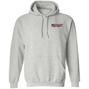 Patriot American Bald Eagle Double Sided Pullover Hoodie