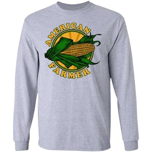 American Farmer Corn Husk Long Sleeve T-Shirt