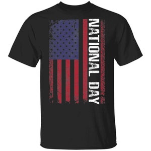 National Day American Flag  T-Shirt